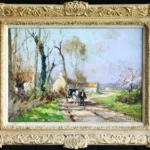 Horse & Cart on Country Road thumbnail