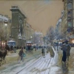 Evening – Porte Saint Denis, Paris thumbnail