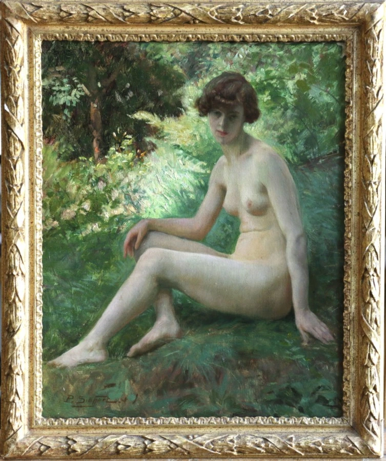Femme Au Divan - Buy Fine Paintings Online