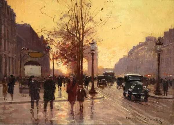 L’Arc De Trimphe – Soir - Buy Fine Paintings Online