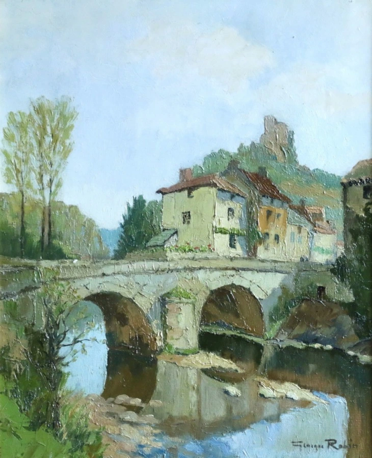 La Vienne près de Confolens - Buy Fine Paintings Online