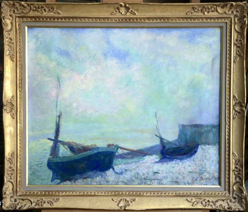 Bateaux a Etretat - Buy Fine Paintings Online