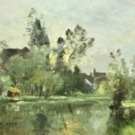 Coucher De Soleil – Moret – 1899 thumbnail