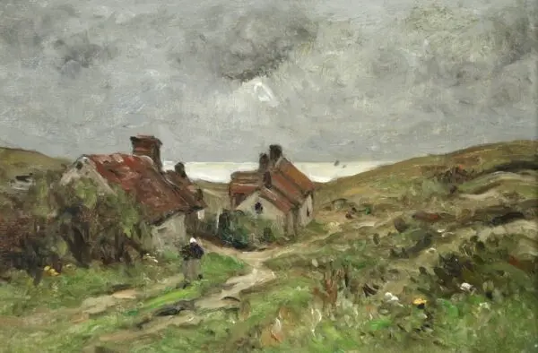 Cottages by the Sea - Buy Fine Paintings Online