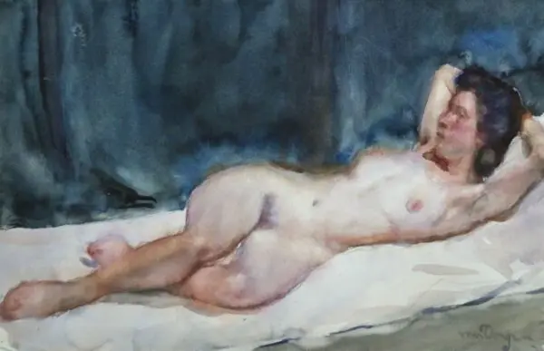 Nu Allonge - Buy Fine Paintings Online