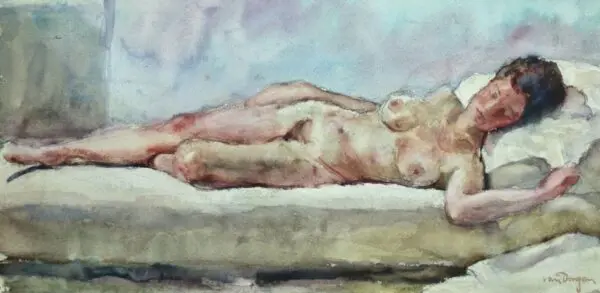Nu Allonge - Buy Fine Paintings Online