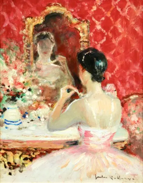 Danseuse a sa toilette - Buy Fine Paintings Online