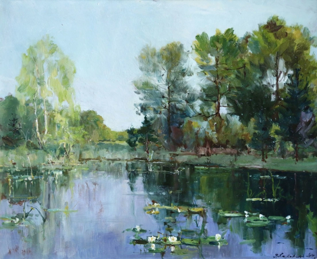 Water Lilies - Buy Fine Paintings Online