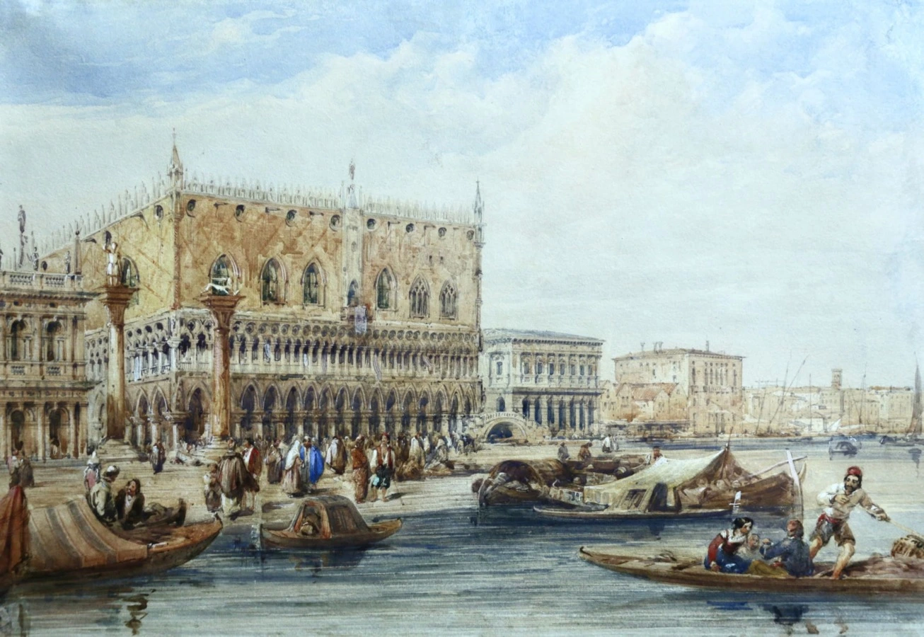 Venice – Doges Palace - Buy Fine Paintings Online