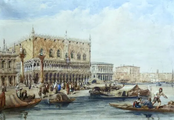 Venice – Doges Palace - Buy Fine Paintings Online