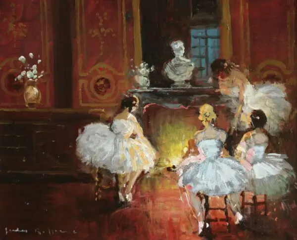 Danseuses au coin du feu - Buy Fine Paintings Online