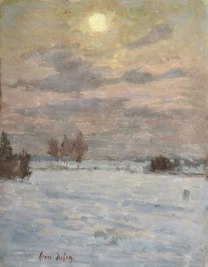 Winter Sunset - Buy Fine Paintings Online