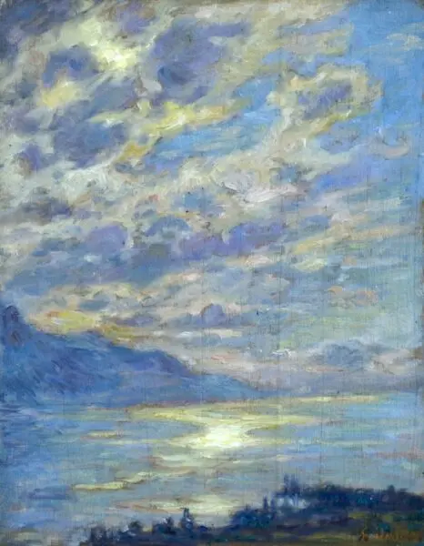 Mont Riant -Vevey – Sunset - Buy Fine Paintings Online