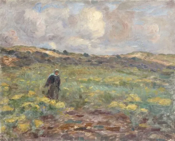 Walking in the Fields - Buy Fine Paintings Online