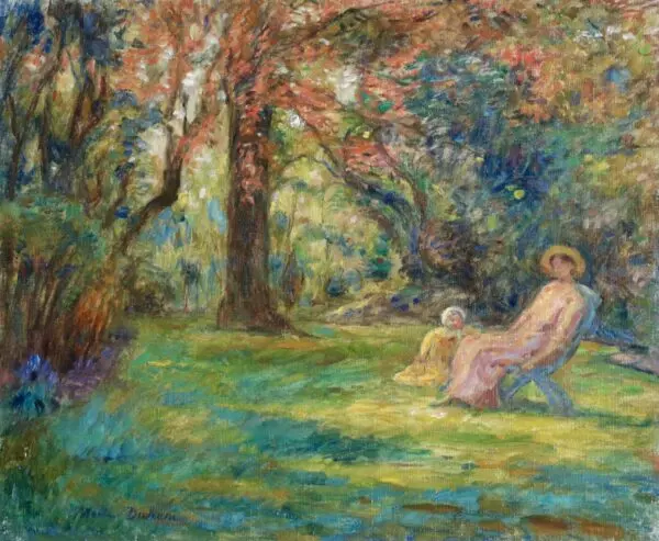 Famille dans le jardin - Buy Fine Paintings Online