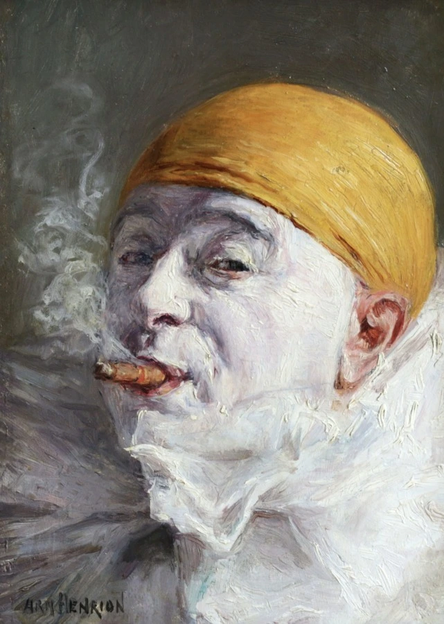 Smoking Pierrot - Buy Fine Paintings Online