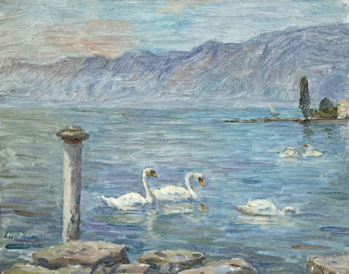 Lac Montreux - Buy Fine Paintings Online