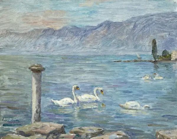 Lac Montreux - Buy Fine Paintings Online