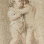The Infants Christ and Saint John the Baptist Embracing thumbnail