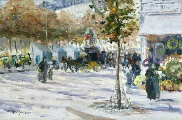 Boulevard de Clichy – Paris - Buy Fine Paintings Online