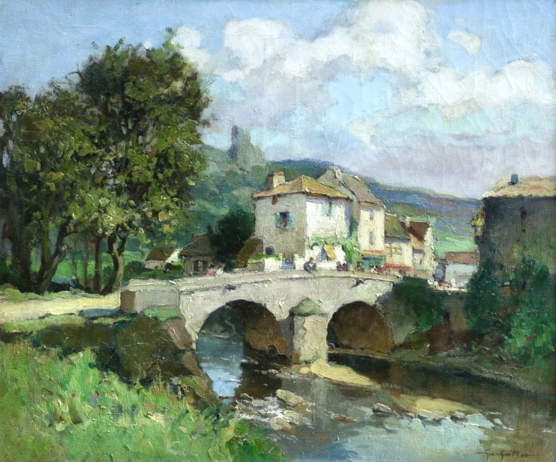 Paysage de l’Indre pres de Confolens - Buy Fine Paintings Online