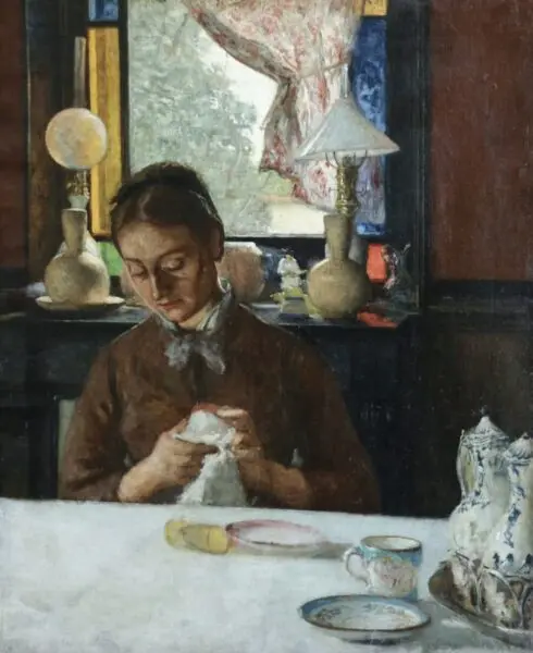 Polishing Glasses - Buy Fine Paintings Online