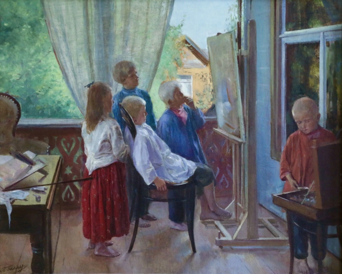 The Young Artists - Buy Fine Paintings Online