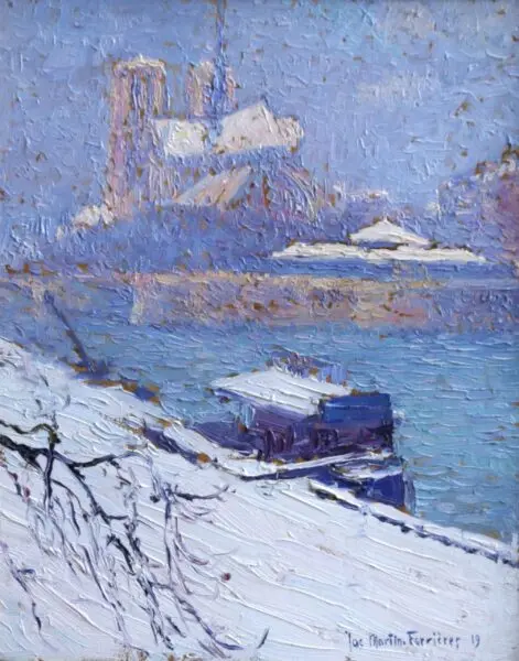 Paris sous la neige - Buy Fine Paintings Online