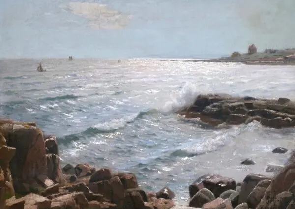 Sunlight on the Coast – Sandvig - Buy Fine Paintings Online