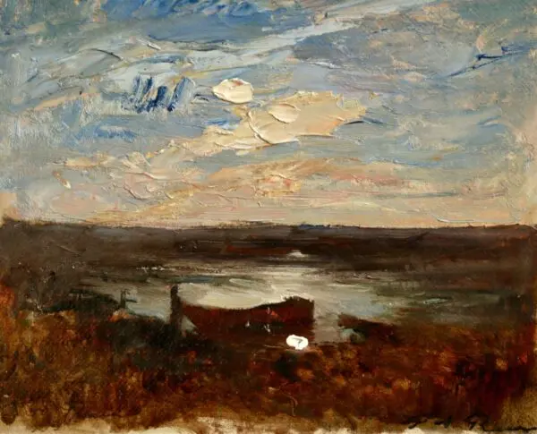 Sunset on the Lake - Buy Fine Paintings Online