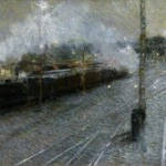 Munich Station – Night – 1905 thumbnail