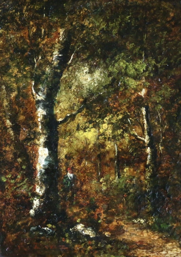 Figure in Forest - Buy Fine Paintings Online