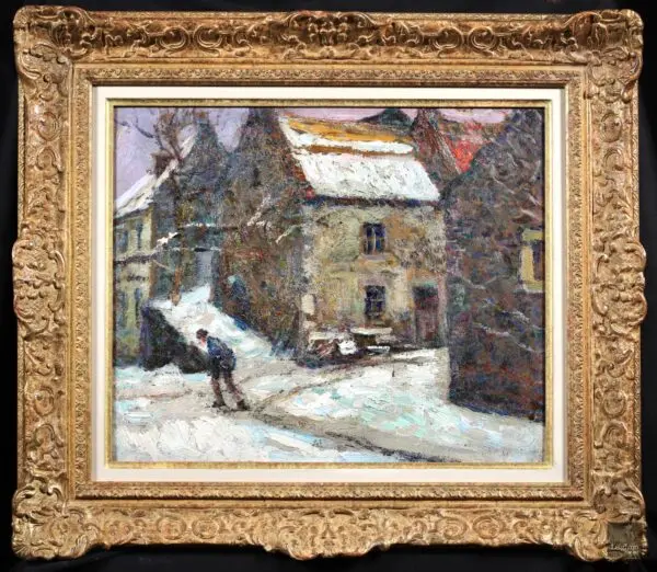 Village Sous La Neige - Buy Fine Paintings Online