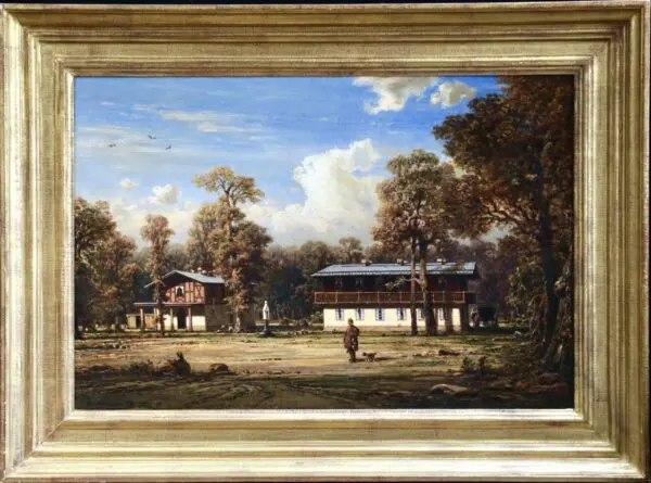 Dacha In Forest – Russia - Buy Fine Paintings Online