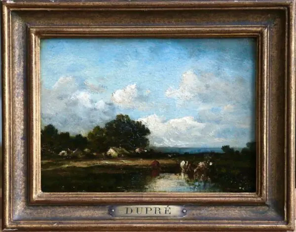 Cattle by Lake - Buy Fine Paintings Online