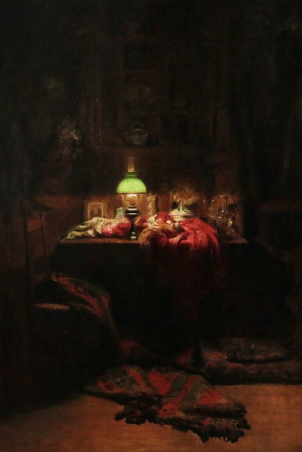 In The Salon – Evening - Buy Fine Paintings Online