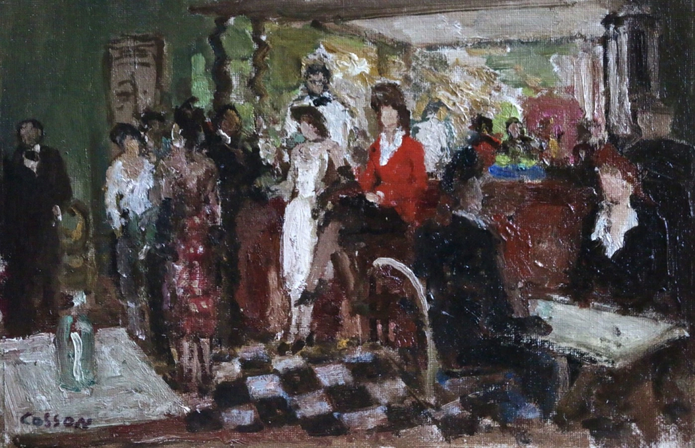 Cafe Scene - Buy Fine Paintings Online
