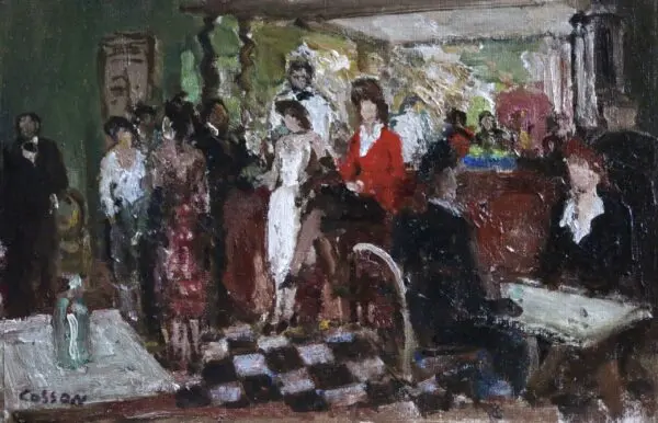 Cafe Scene - Buy Fine Paintings Online