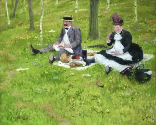 The Picnic - Buy Fine Paintings Online