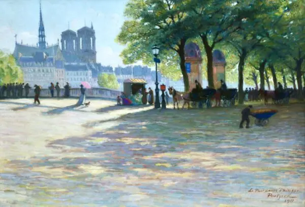 Le Pont Louis Philippe - Buy Fine Paintings Online