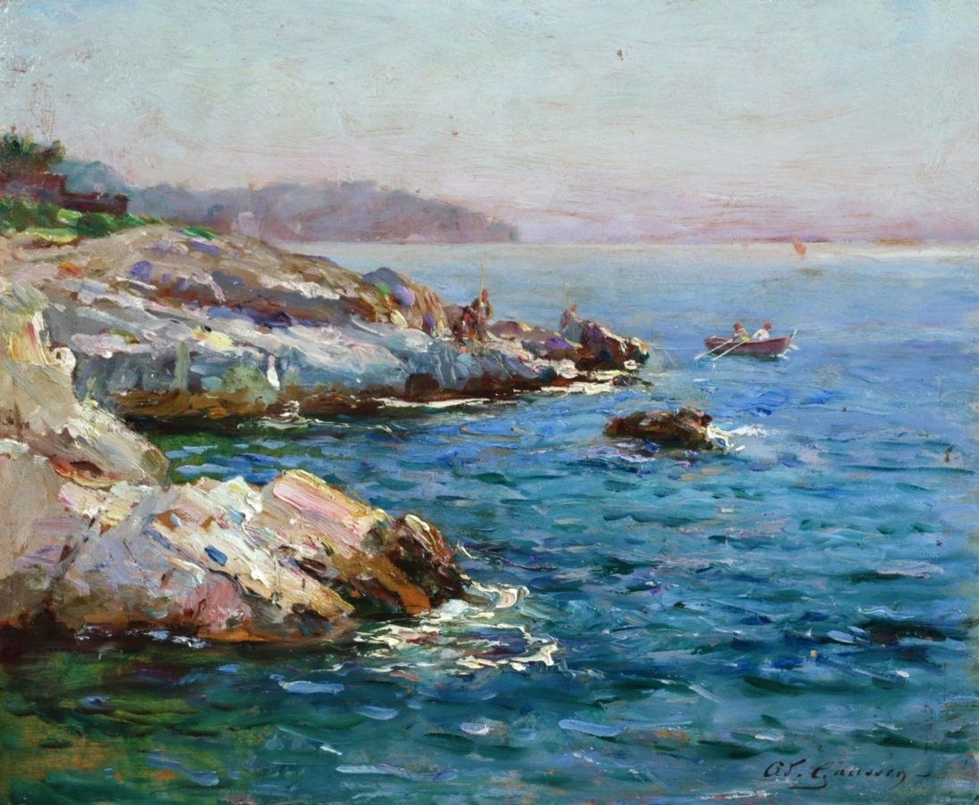 Fishermen On the Coast - Buy Fine Paintings Online