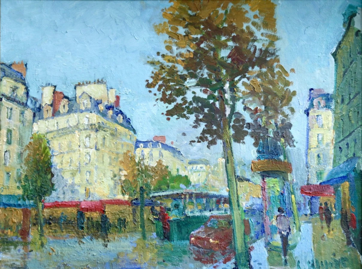 Les Grands Boulevards - Buy Fine Paintings Online
