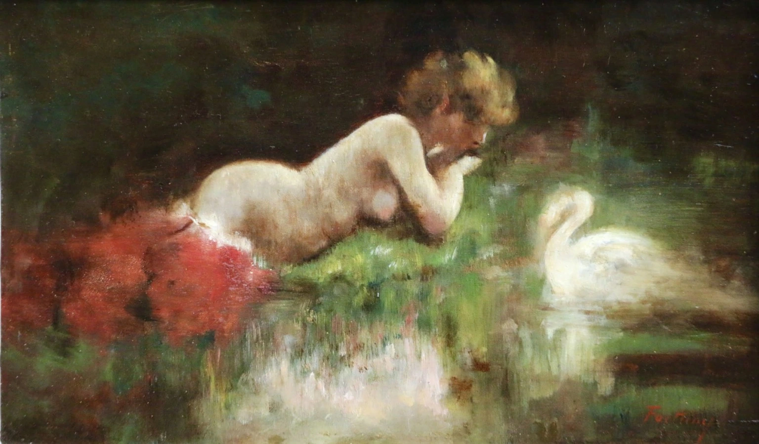 Leda & The Swan - Buy Fine Paintings Online