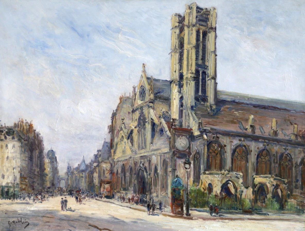 Eglise St-Nicholas-Des-Champs – Porte Saint Martin -Paris - Buy Fine Paintings Online