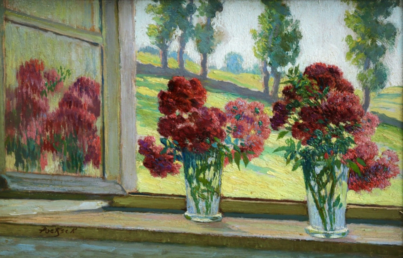 Floral Reflections - Buy Fine Paintings Online