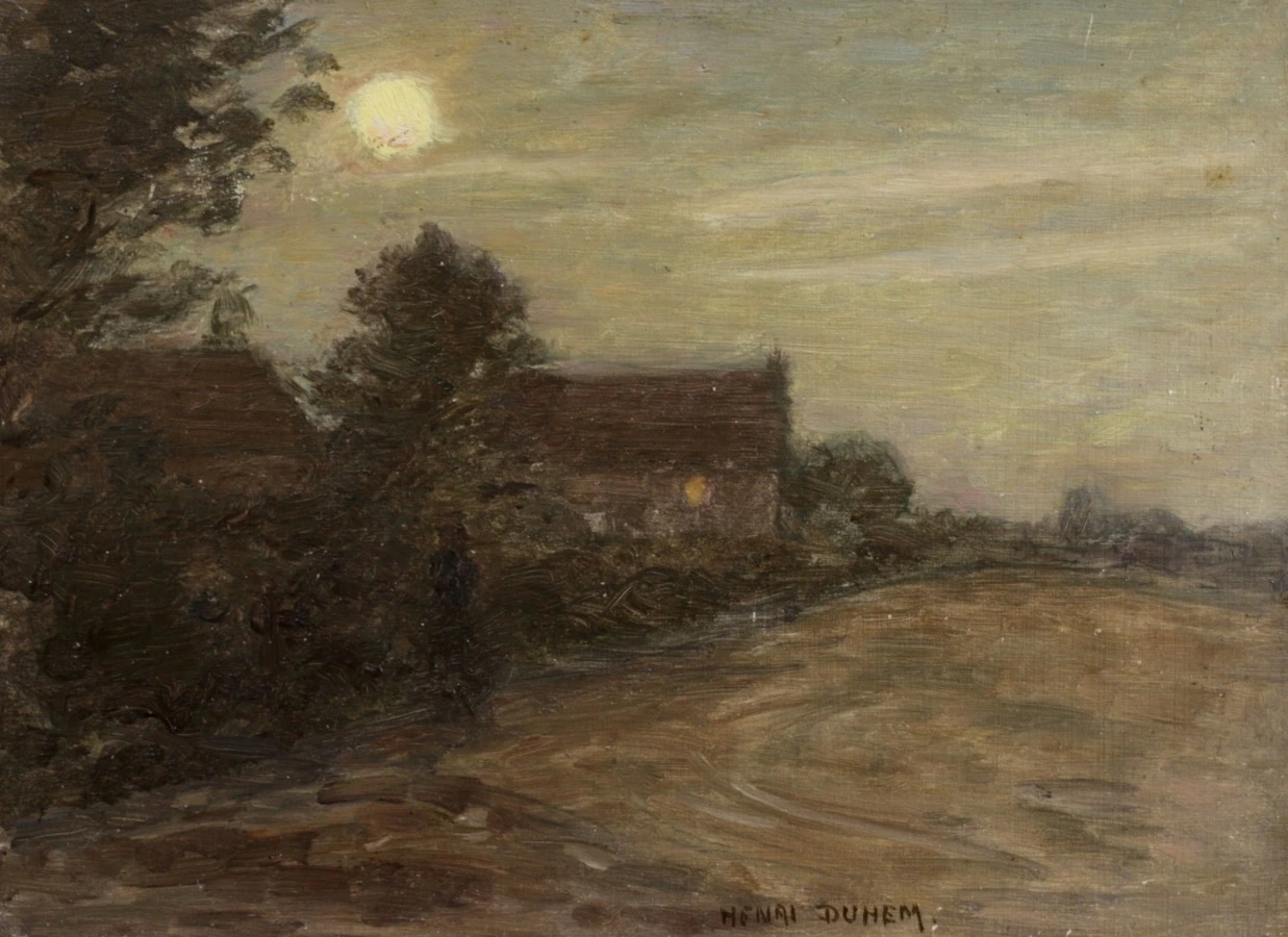 Nocturne over Farm - Buy Fine Paintings Online