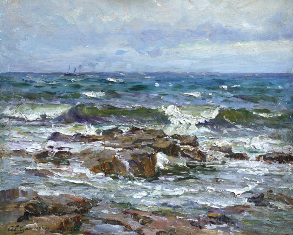 On The Coast – Saint Maxime - Buy Fine Paintings Online