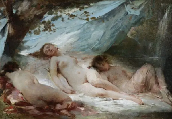 Nymphs Resting - Buy Fine Paintings Online