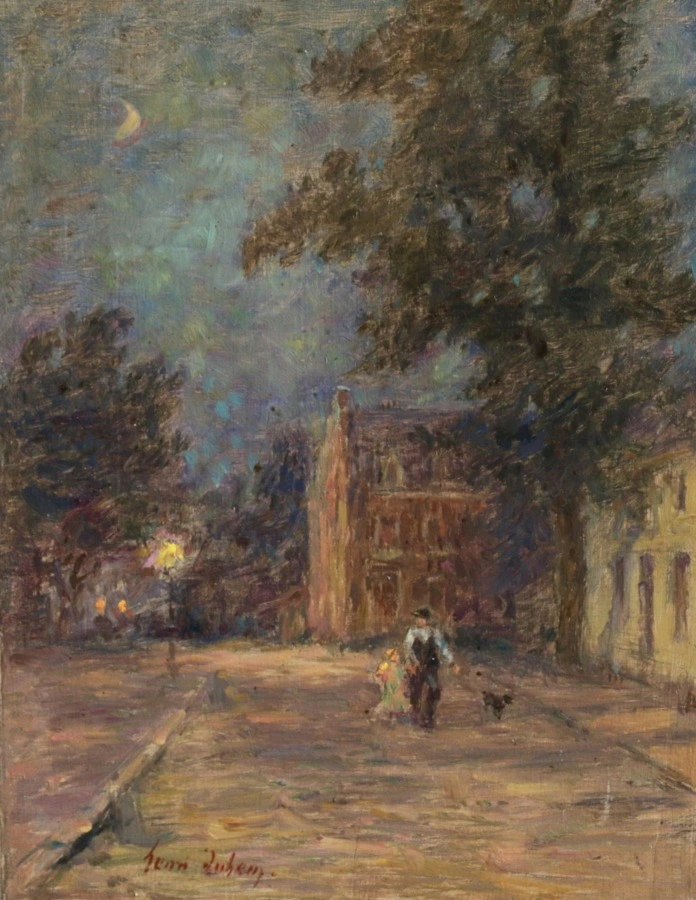 Evening Promenade - Buy Fine Paintings Online