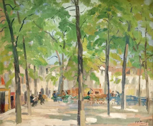 Matin D’Ete , Place Du Tertre – Montmartre - Buy Fine Paintings Online